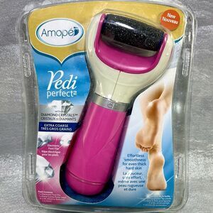 Amope Pedi Perfect Pedicure Electric Foot File - Pink *NEW*
